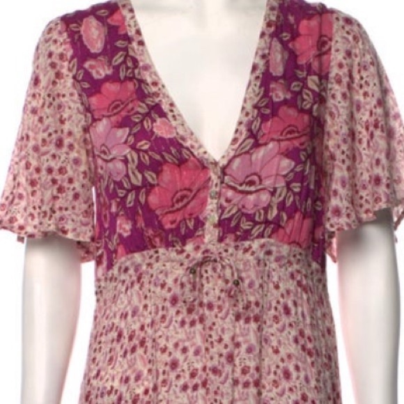 Spell & The Gypsy Winona Gown Berry size s - Picture 5 of 6